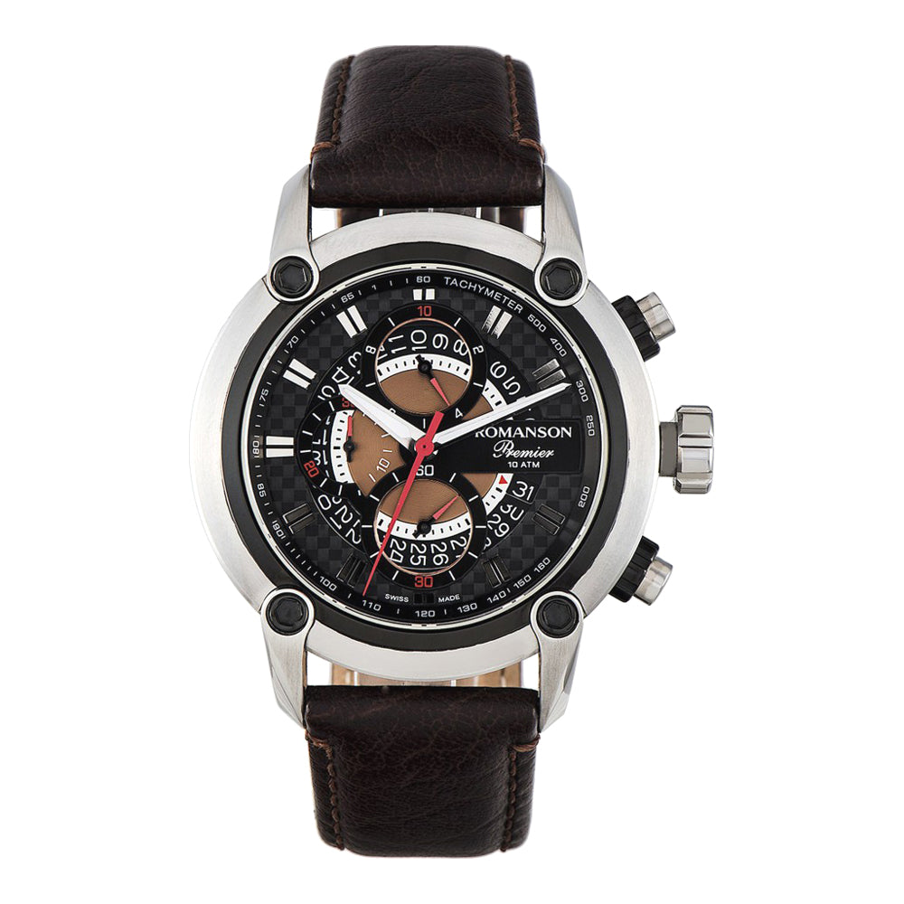 Romanson Premier PL2642HM1DA32W Men's Chronograph Watch