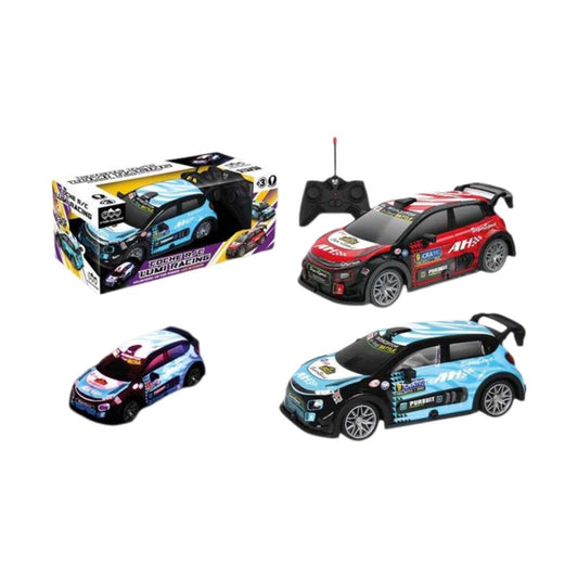 Ferngesteuertes Auto Lumi Racing Blue Red 1:22 19 x 8 x 7 cm-0