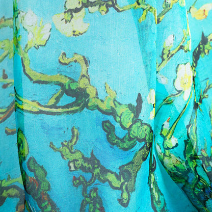 Van Gogh Almond Blossom - 100% Pure Silk Scarf