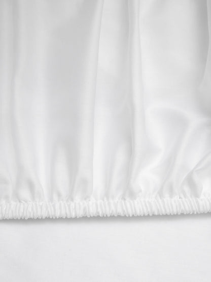 Satin fitted sheet, 180x200 cm-2