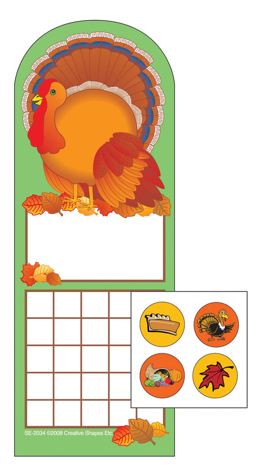 SHAPES ETC. Incentive Sticker Set - Turkey