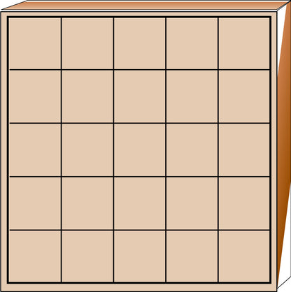 SHAPES ETC.  Jumbo Stamp - 5 Day Grid