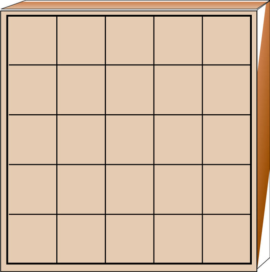 SHAPES ETC.  Jumbo Stamp - 5 Day Grid