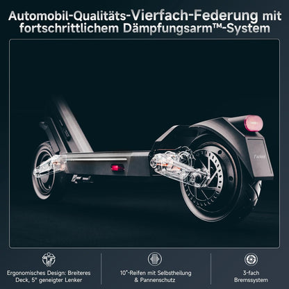 NAVEE ST3 E-Scooter ABE Zertifiziert|  3 Jahre Garantie-Patentierte Damping Arm™ Federung|450W 60KM