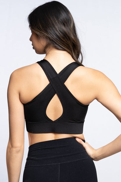 Soutien-gorge sport - Noir (VENTE FINALE)