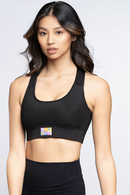 Soutien-gorge sport - Noir (VENTE FINALE)