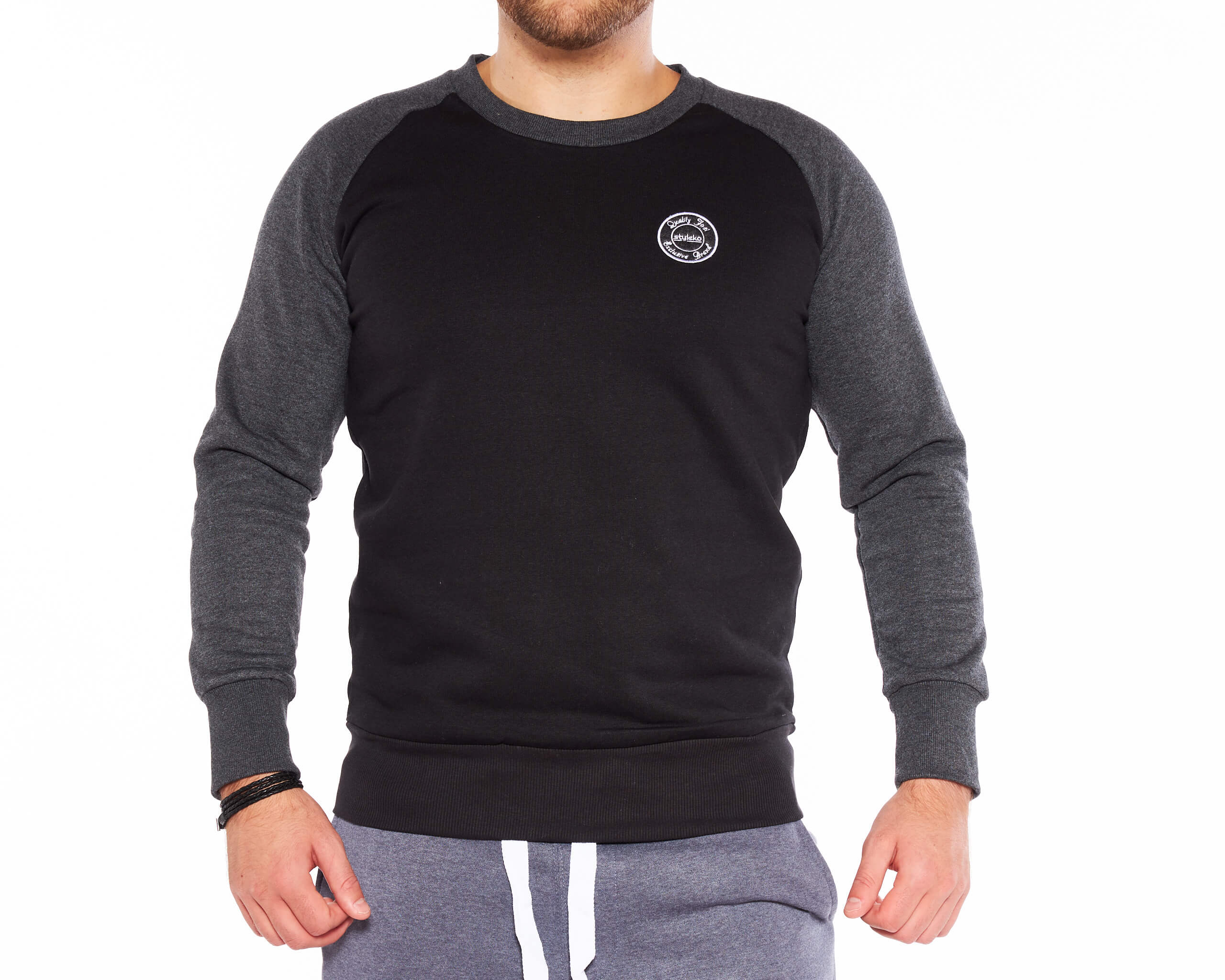 Styleko Herren Rundhalsausschnitt Winter Pullover