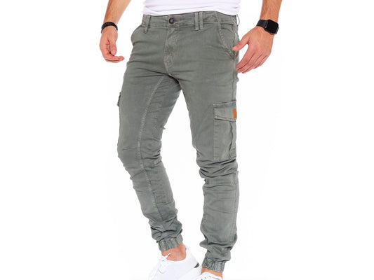 STYLEKO Cargohose Gürtelschlaufen
