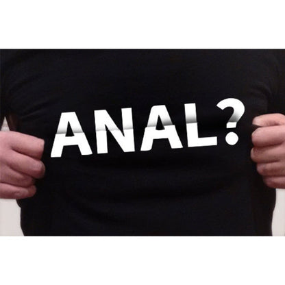 T-Shirt Divertente ANAL? 100% Cotone Unisex