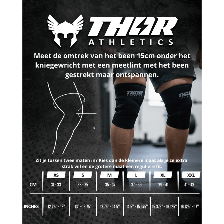 Kniemanschette 7mm | Schwarz-3