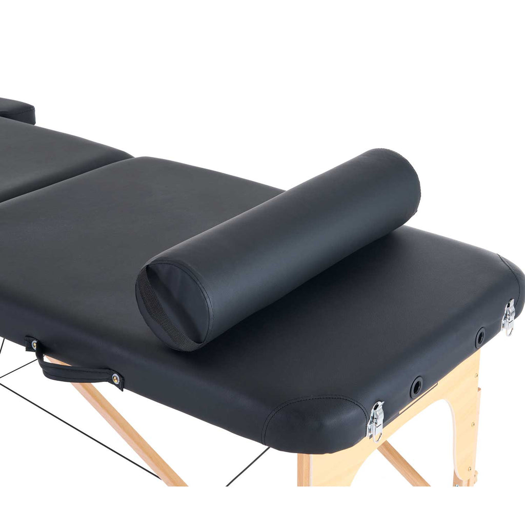 Vashome masszázs hengerpárna, fekete