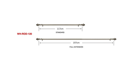 Metal Rod for Wall Hangings