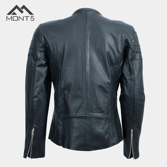 MONT5  Karakoram Perfect Fit Men Leather Jacket
