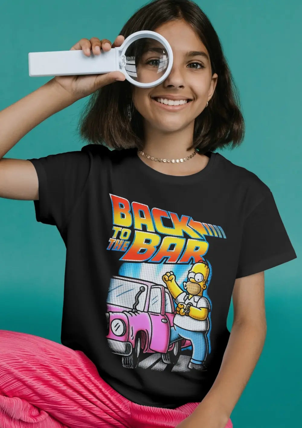 T-Shirt Maglietta Homer Simpson Back to the bar