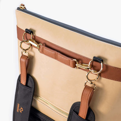 DAKOTA 3 in 1 Convertible Backpack Purse, Sand