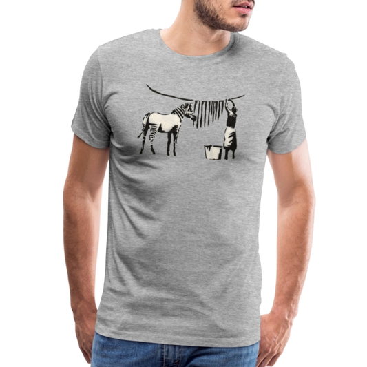 Banksy Zebra Stripes Artwork T-Shirt