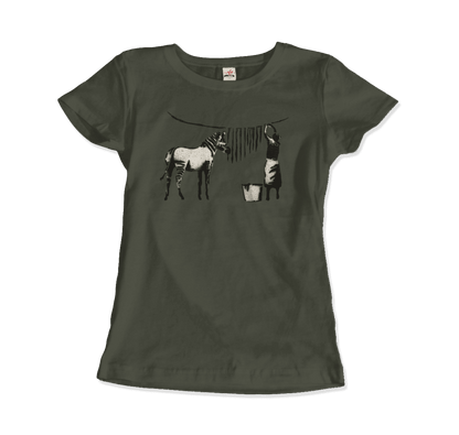 Banksy Zebra Stripes Artwork T-Shirt