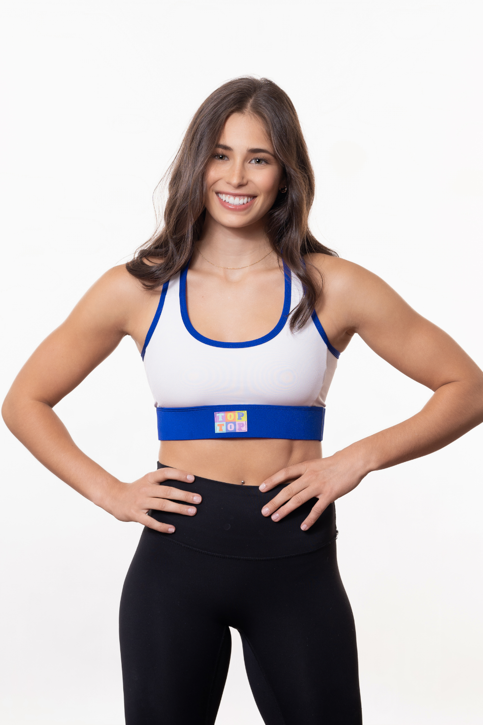 Soutien-gorge sport - Blanc royal - (VENTE FINALE)