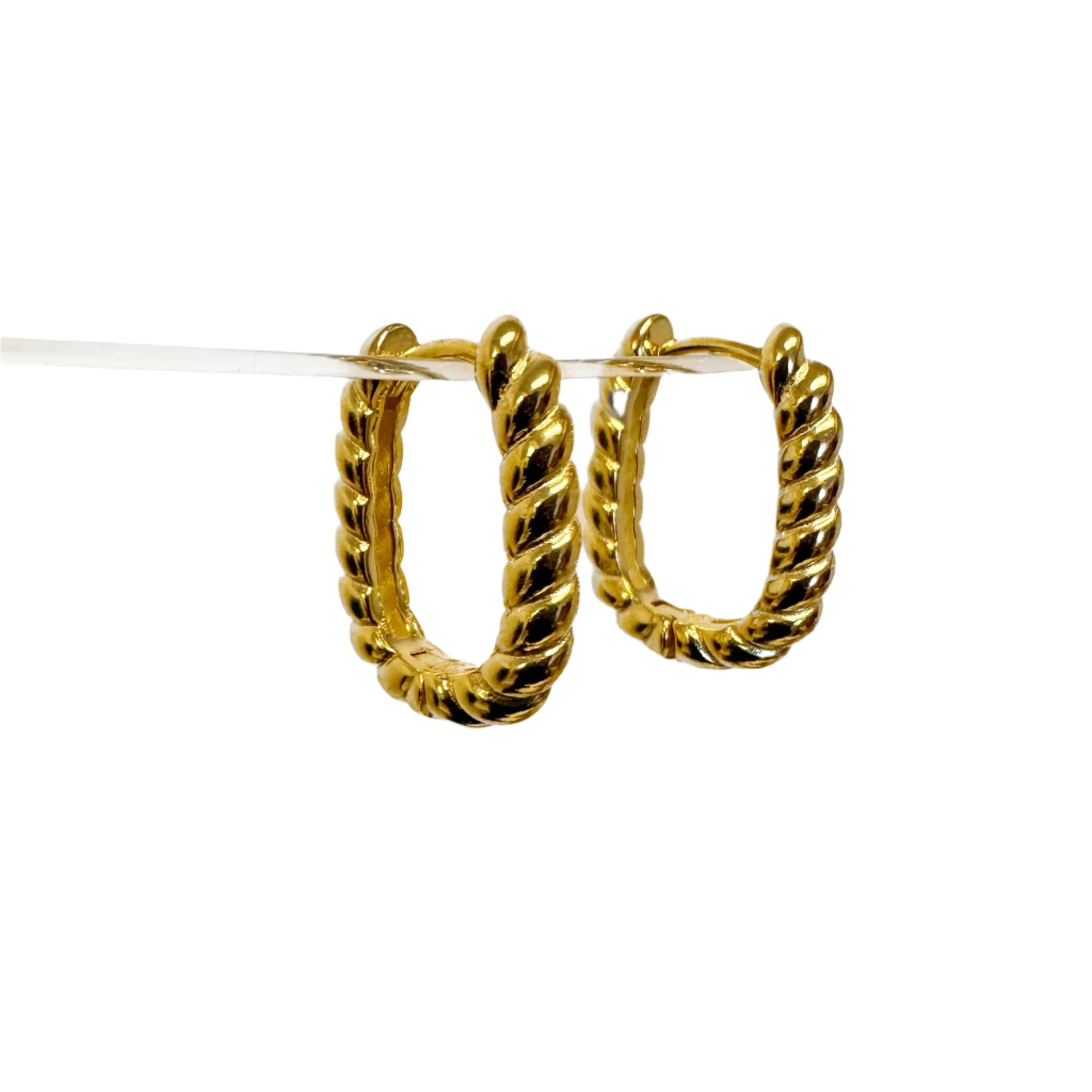 BROOKLYN TWIST HOOPS 2CM-1