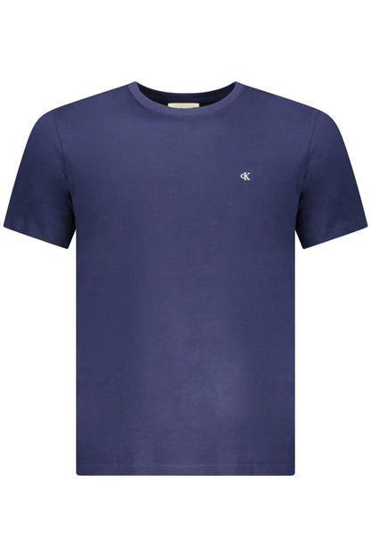 CALVIN KLEIN MÄNNER-KURZARM-T-SHIRT BLAU-0