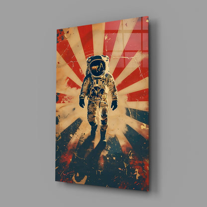 Astronaut Glass Wall Art || Designer Collection