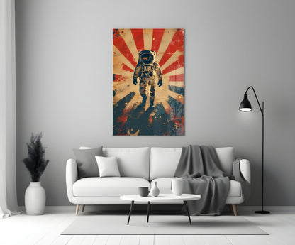 Astronaut Glass Wall Art || Designer Collection