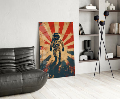 Astronaut Glass Wall Art || Designer Collection