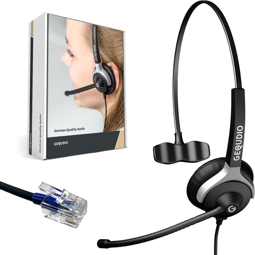 Gequdio WA9001 Mono Headset - Schwarz (WA9001)-0