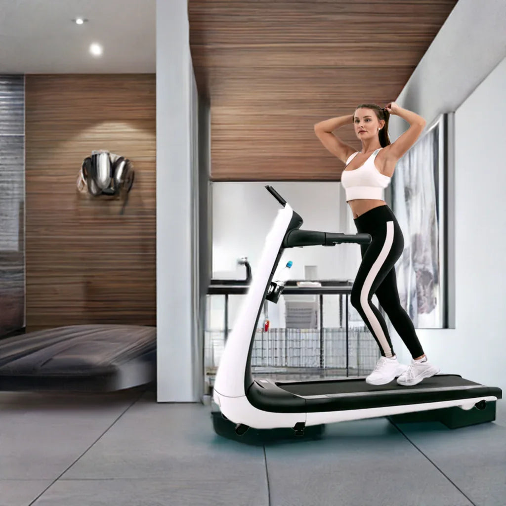 Fuji BeHealthy Cushioned, Foldable Treadmill for Home