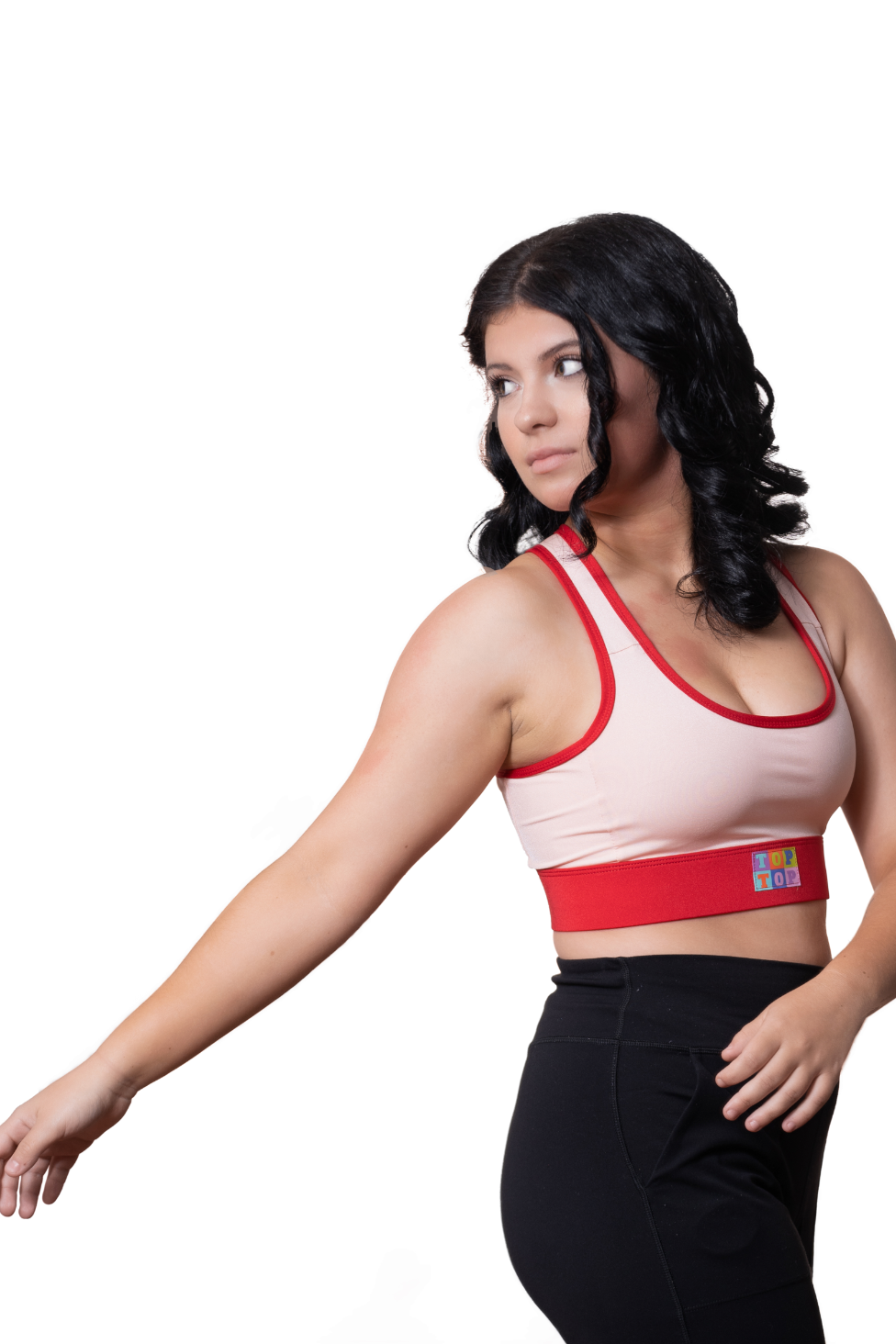 Soutien-gorge sport - Rosé et rouge (VENTE FINALE)