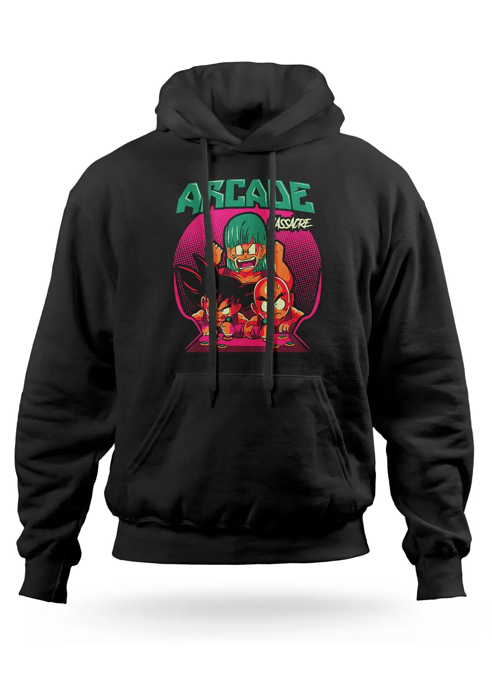 Felpa con cappuccio Bulma Goku Crilin Dragon Ball Anime