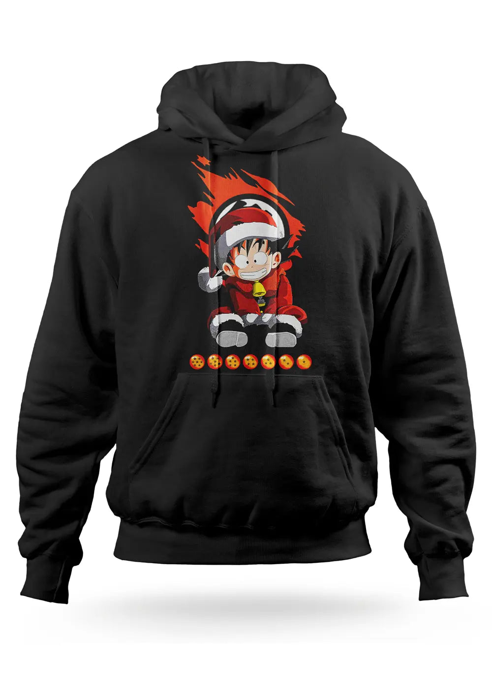 Felpa con Cappuccio Goku Xmas Style Dragon Ball