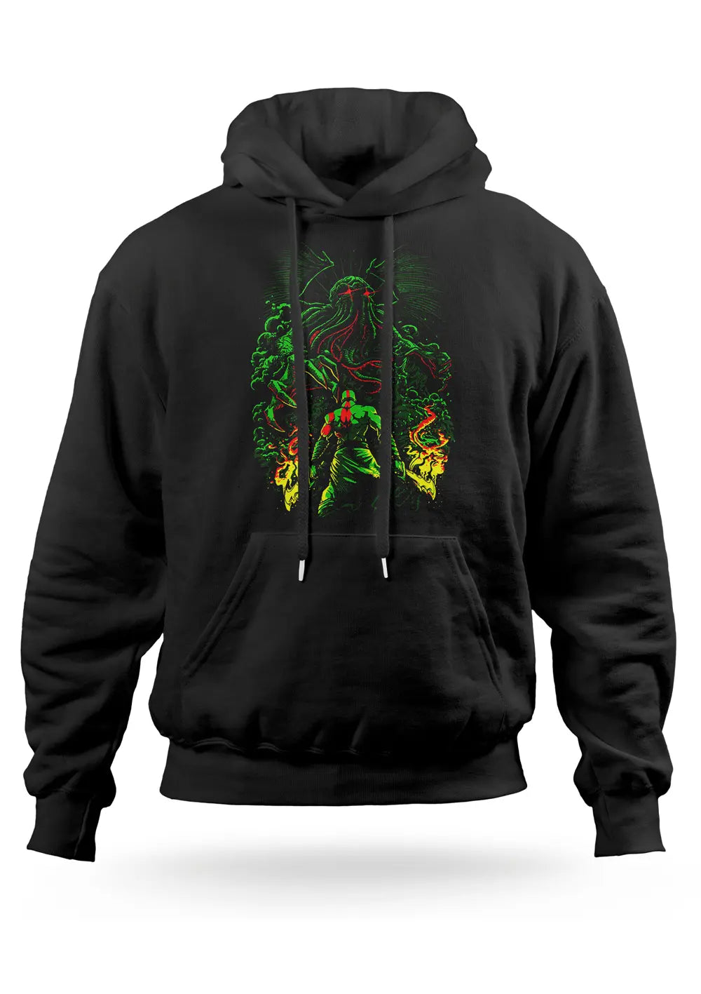 Felpa con Cappuccio Nera Kratos God of War Videogames