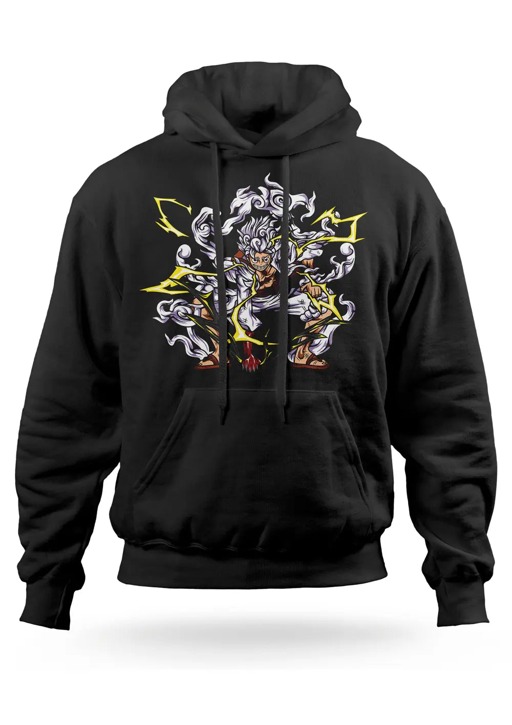 Felpa con cappuccio Monkey D Luffy Rubber Gear 5 One Piece Anime