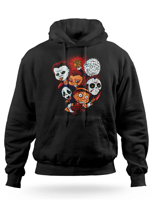 Felpa Con Cappuccio Personaggi Film Horror Divertenti