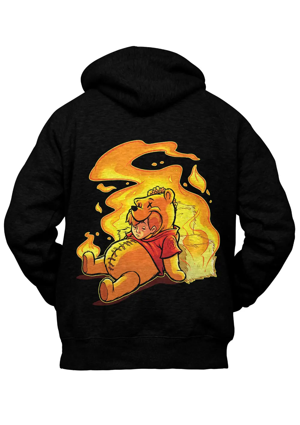 Felpa con Cappuccio Winnie the Pooh Streetwear Urban
