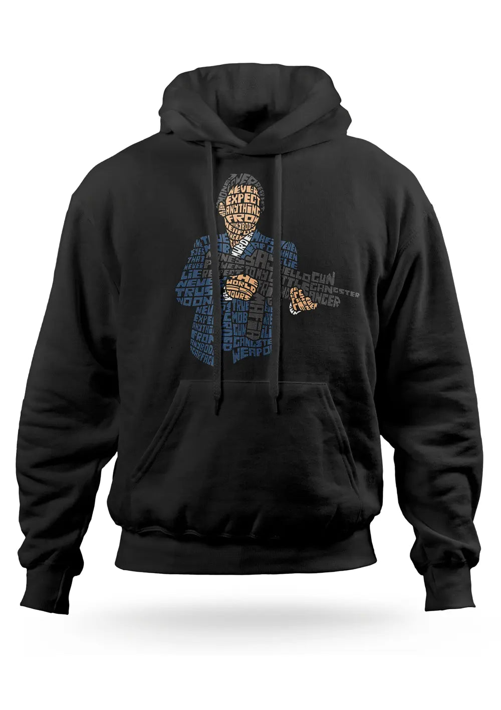 Felpa con Cappuccio Tony Montana Scarface Film Cult