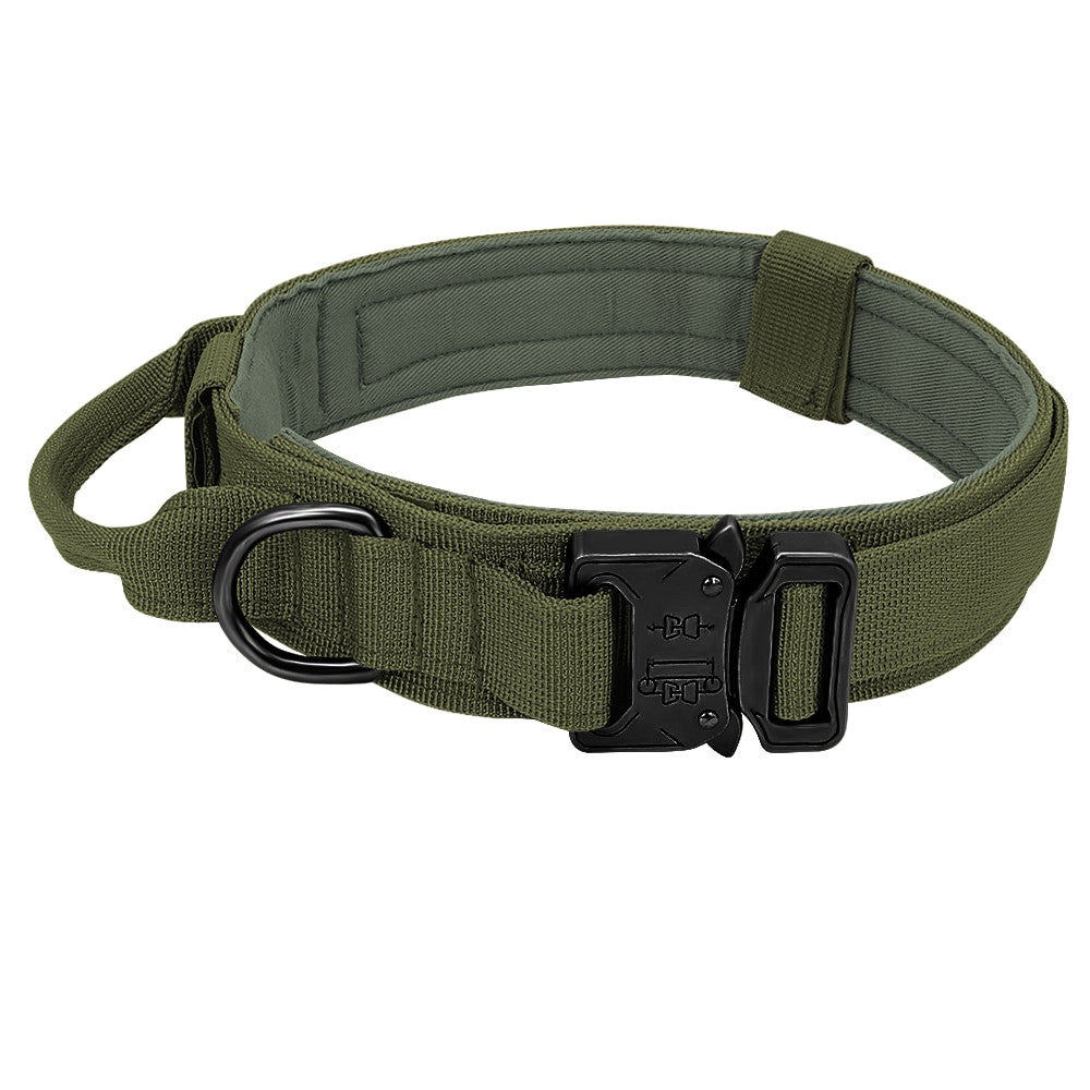 Military Tactical Dog Collar & Leash