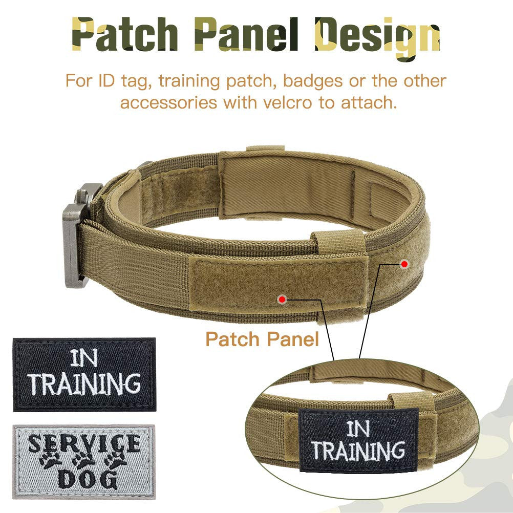 Military Tactical Dog Collar & Leash