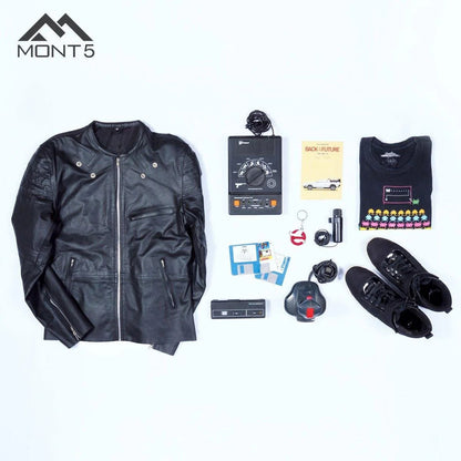 MONT5  Karakoram Perfect Fit Men Leather Jacket