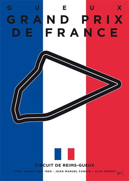 Poster Formel 1 Rennstrecke Länder Flaggen I Deko Print ohne Rahmen