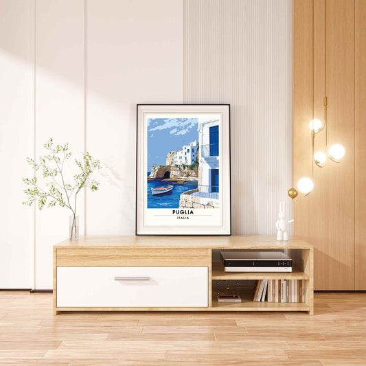 Impression Puglia  - Affiche de voyage Puglia, Italie