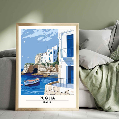 Impression Puglia  - Affiche de voyage Puglia, Italie