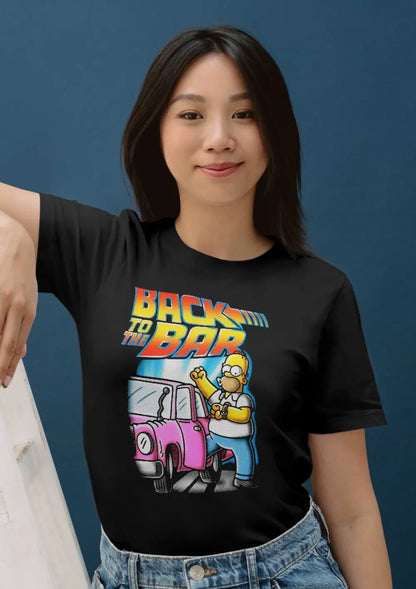 T-Shirt Maglietta Homer Simpson Back to the bar