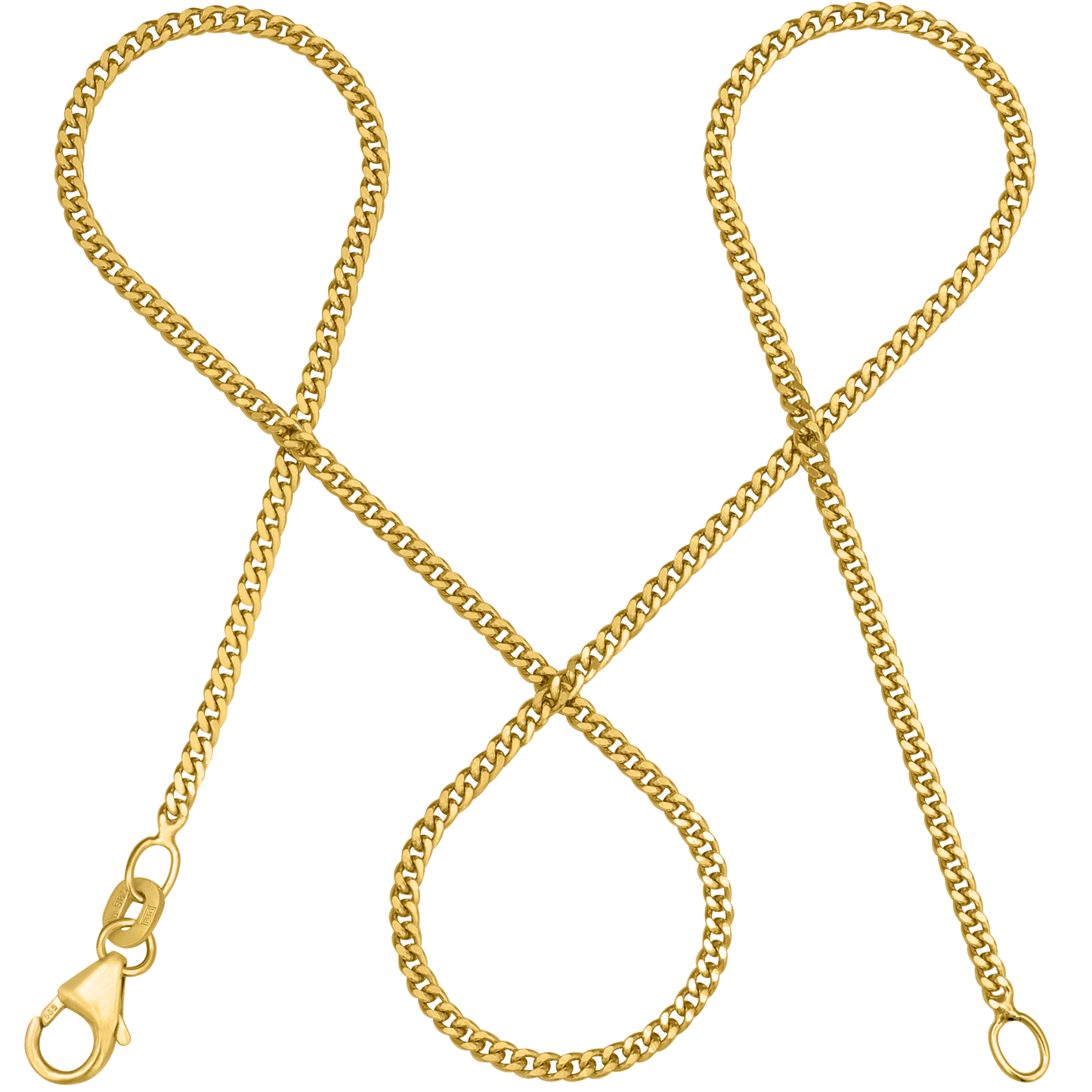 Panzerkette TIMELESS Schlicht 14k Echtgold