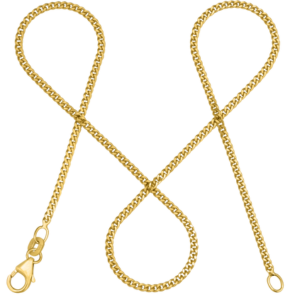 Panzerkette TIMELESS Schlicht 14k Echtgold