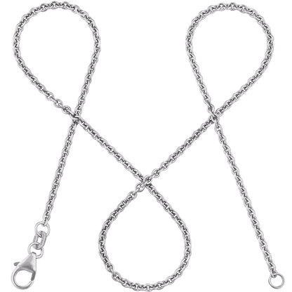 Ankerkette DELICATE Fein Weißgold