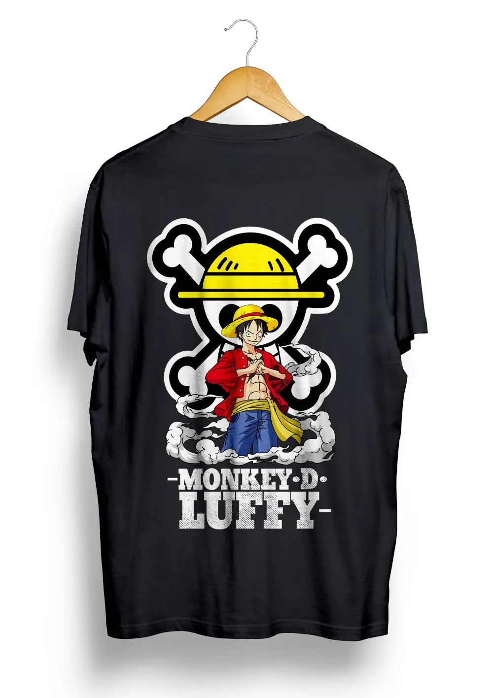 T-Shirt Maglietta Anime One Piece Monkey D Luffy Rubber