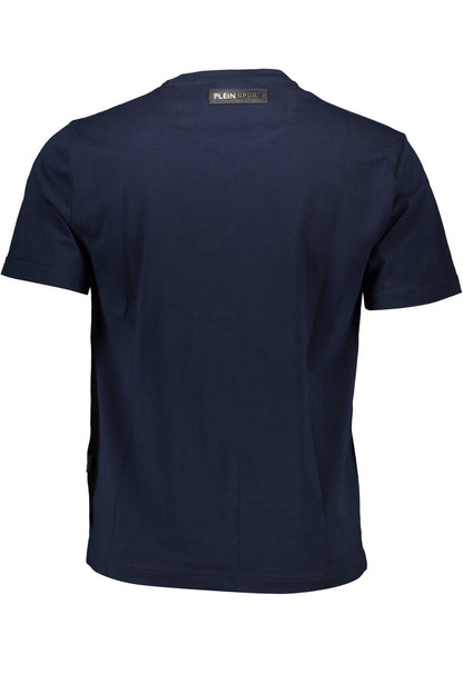 PLEIN SPORT KURZARM-T-SHIRT MÄNNER BLAU-1