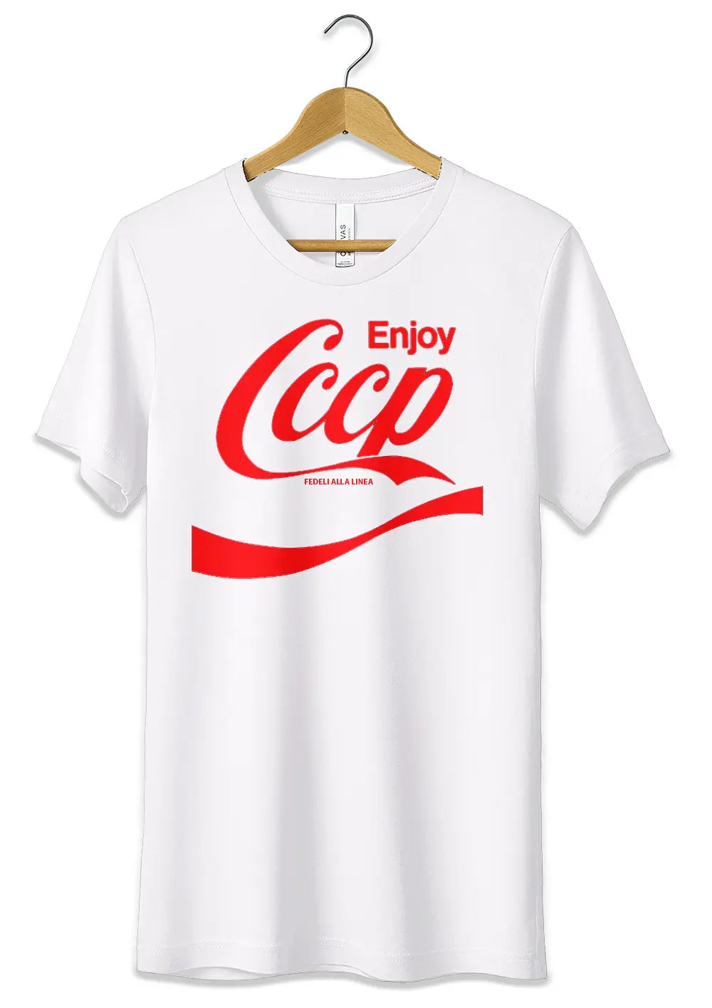 T-Shirt Maglietta Album Enjoy CCCP Fedeli alla Linea